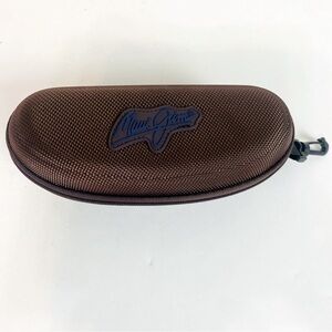 Maui Jim Brown Zip Around W/Clip Sunglasses Case